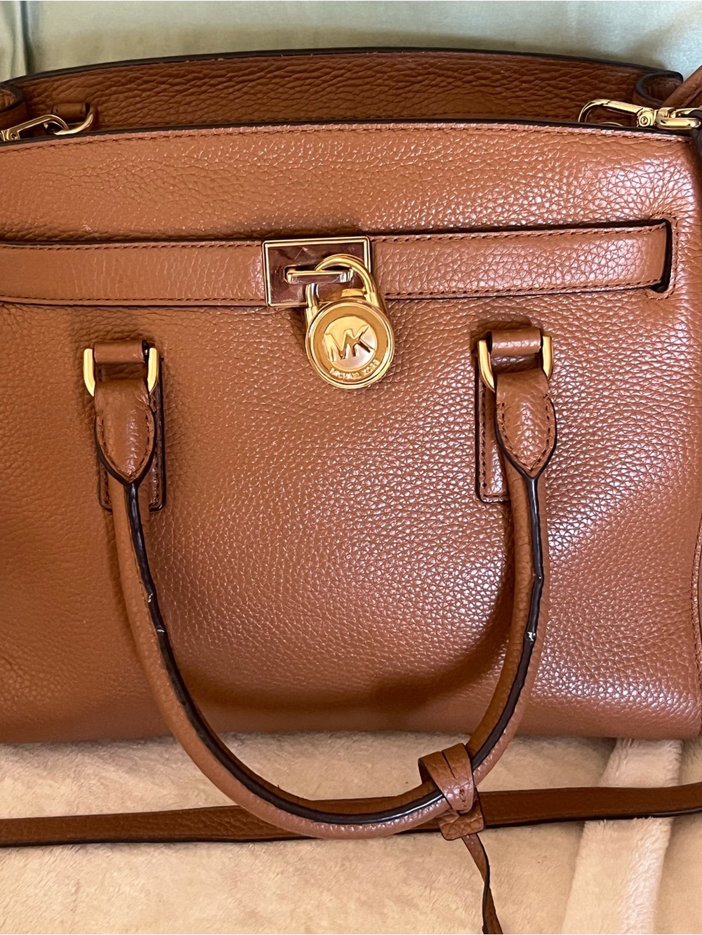 Authentic MICHAEL Michael Kors Hamilton Satchel Handbag